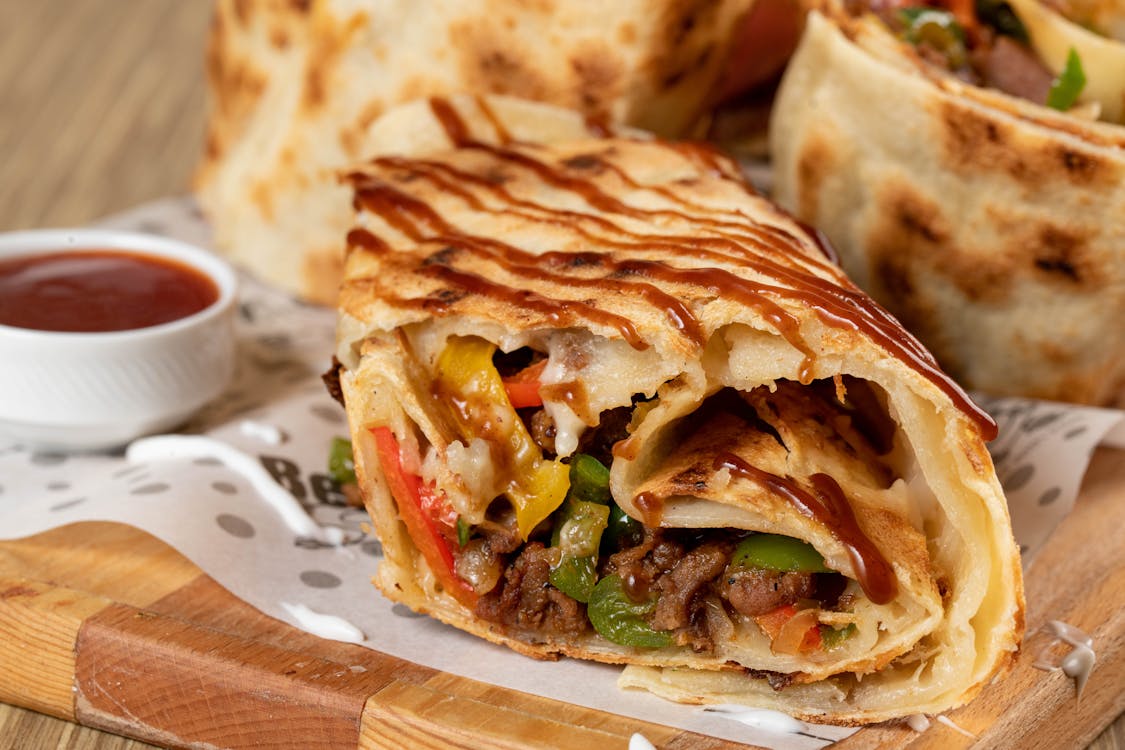 Most Popular Sandwiches And Wraps With Vegetables And Beef