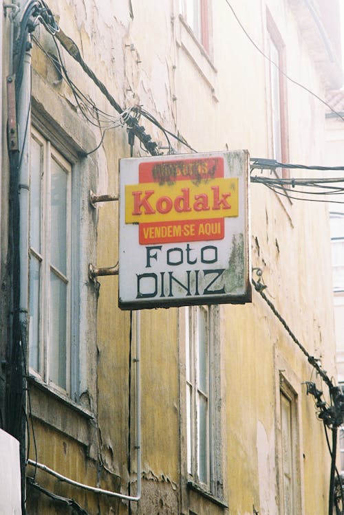 Kodak Sign on a Street 