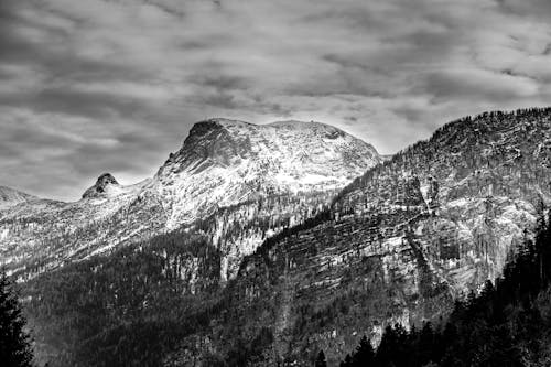 Rocky Mountains Covered with Snow 