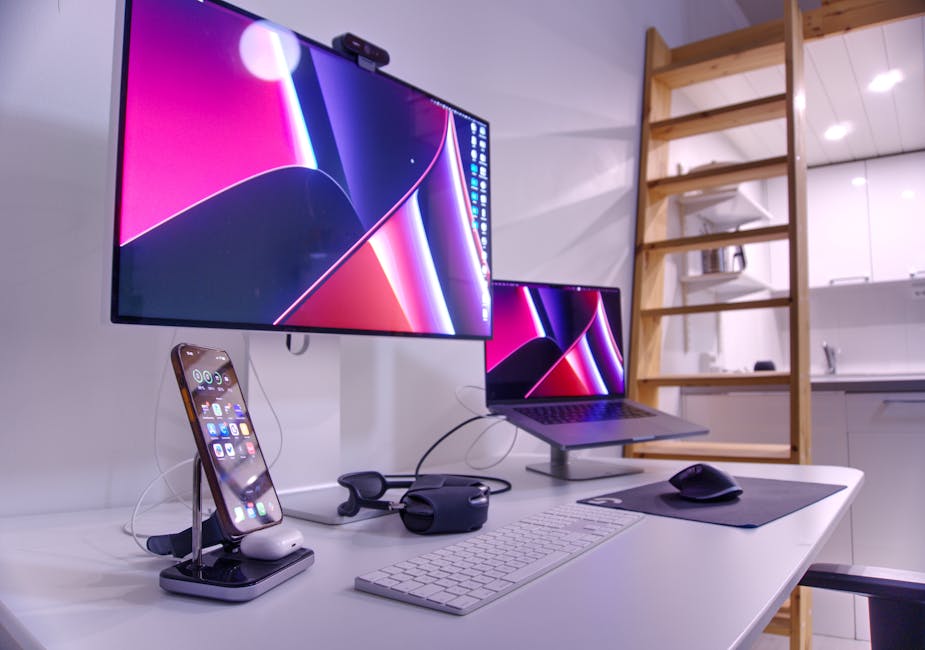 Best Smart Plug Energy Monitoring Devices for 2025: Data-Driven Insights Stylish home office desk with dual screens, smartphone, and tech accessories in Helsinki, Finland