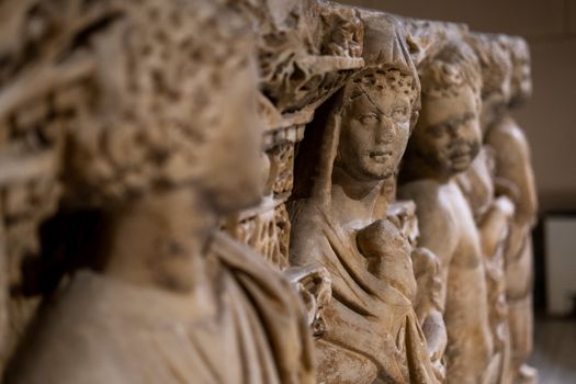 Marble Reliefs on Sarcopha