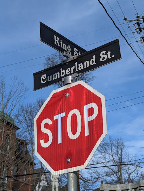 Immagine gratuita di canada, cartello stradale, segnale di stop
