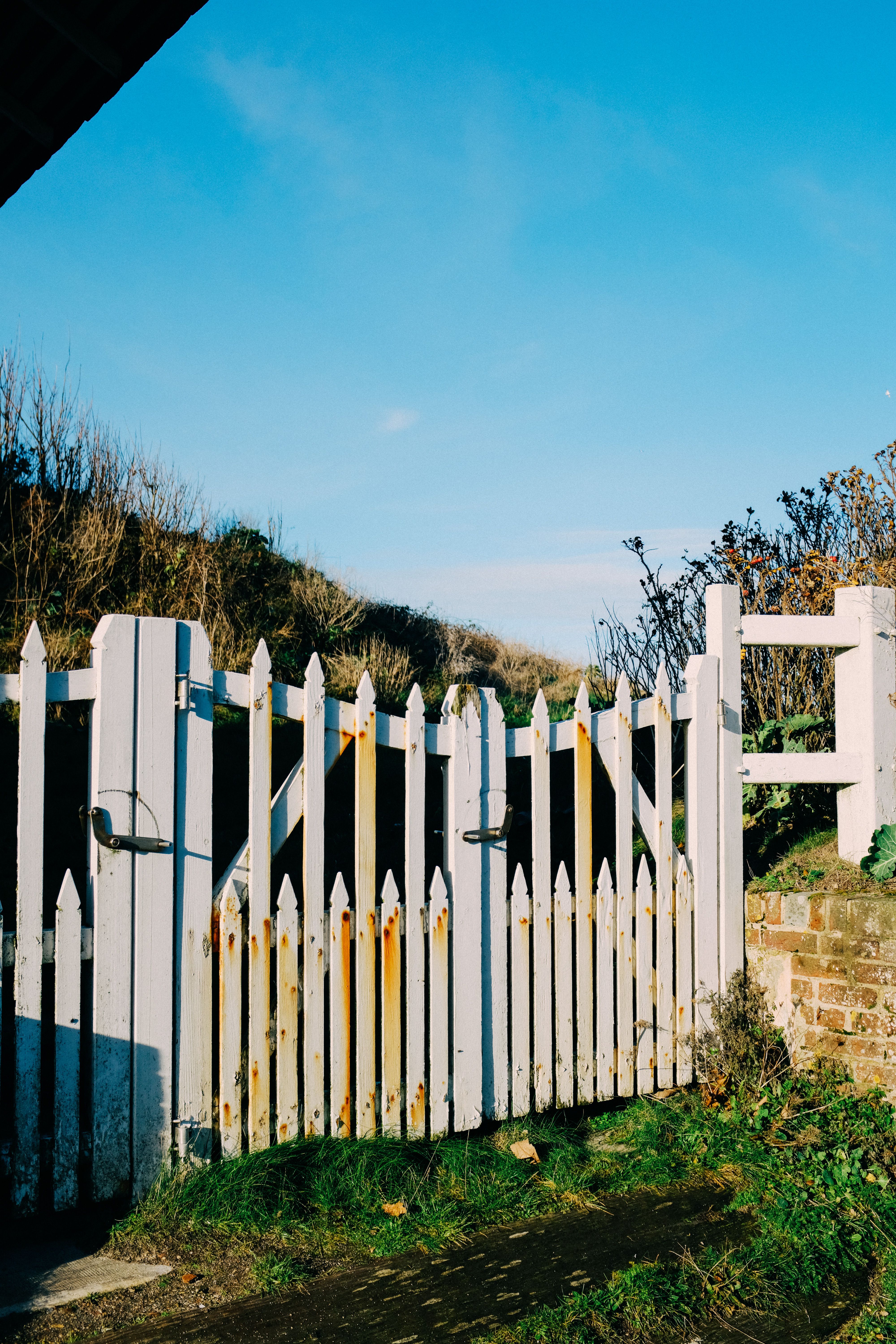 Wooden Fence in a Rural Area · Free Stock Photo