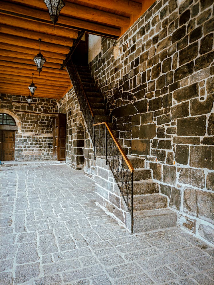 Stairs In Stone Cottage