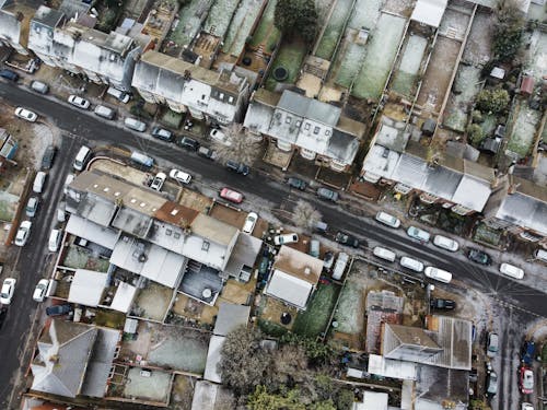 Aerial View of a Neighborhood 