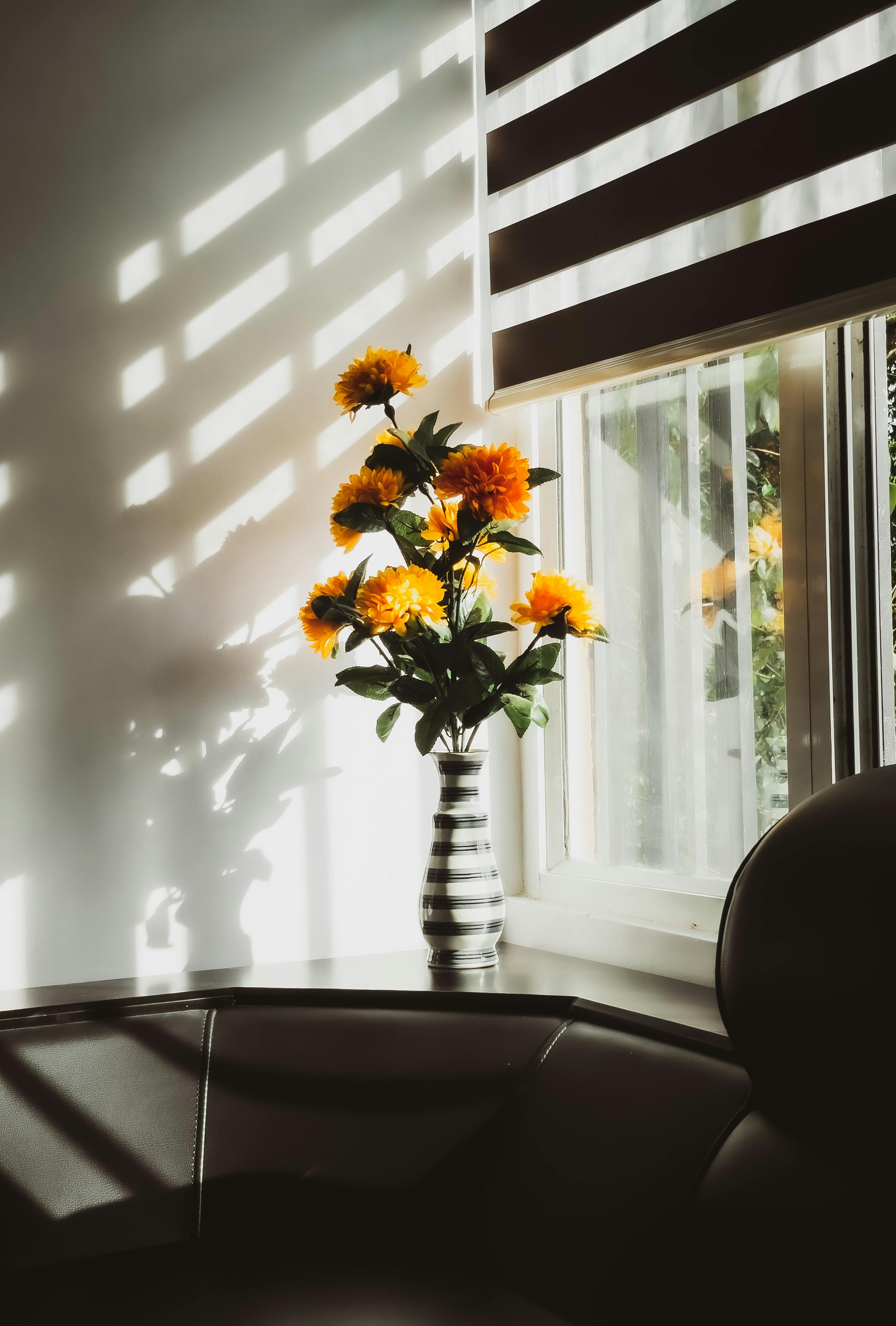 Orange Flowers in a Vase · Free Stock Photo