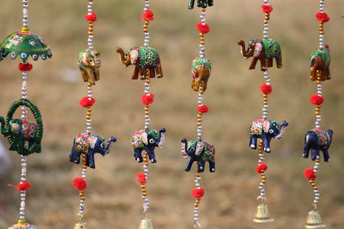 Hanging Indian Traditional Elephant Wind Chimes