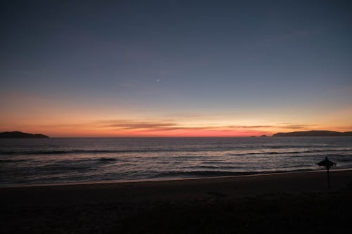 シースケープ, ビーチ, 夕暮れの無料の写真素材