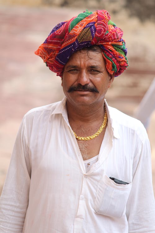 Portrait of an Indian Man in a Turban