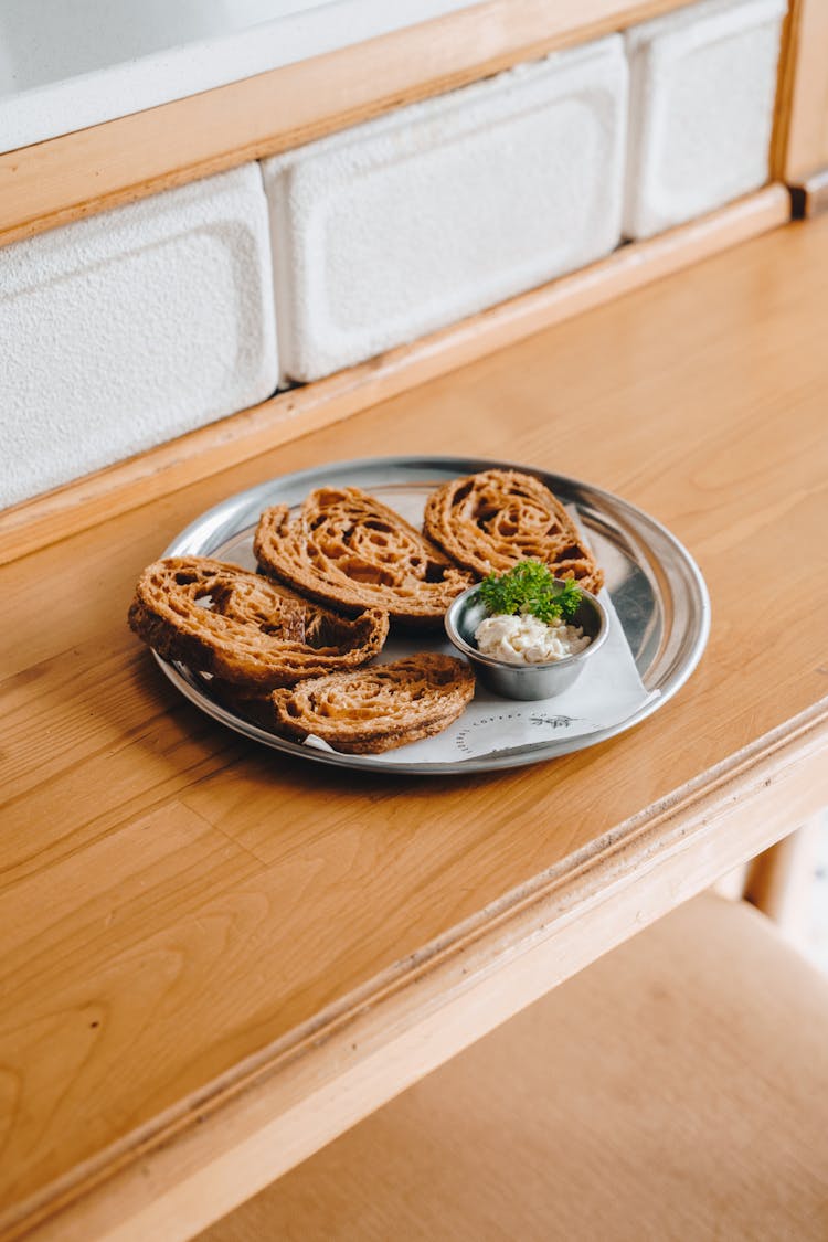 Meal On A Wooden Table 