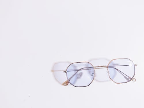 Free Eyeglasses With White Background Stock Photo