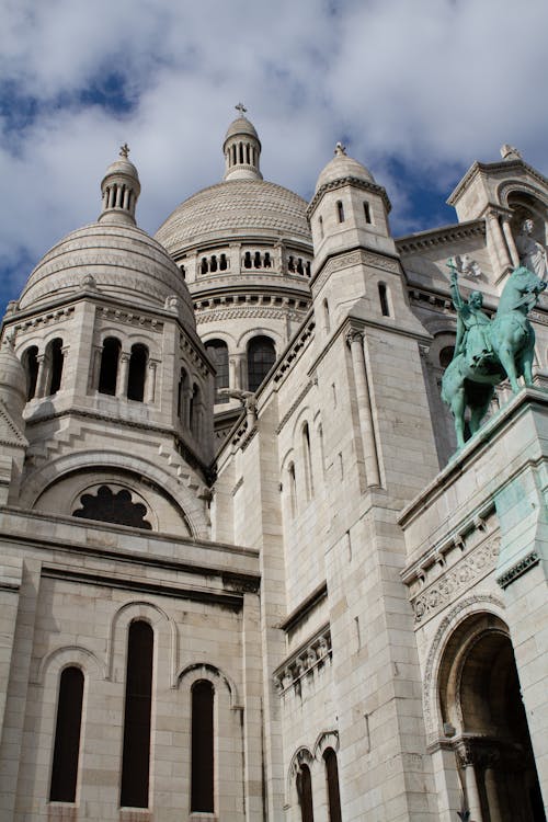 Sacre Couer in Low-Angle Photography