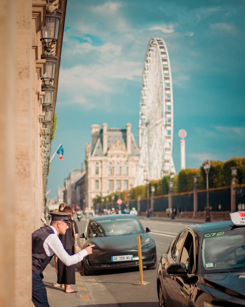 Photo of a Street next to the Tuileries Garden in Paris, France