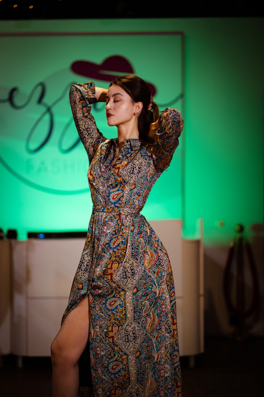 Harper Plisse Maxi Dress
