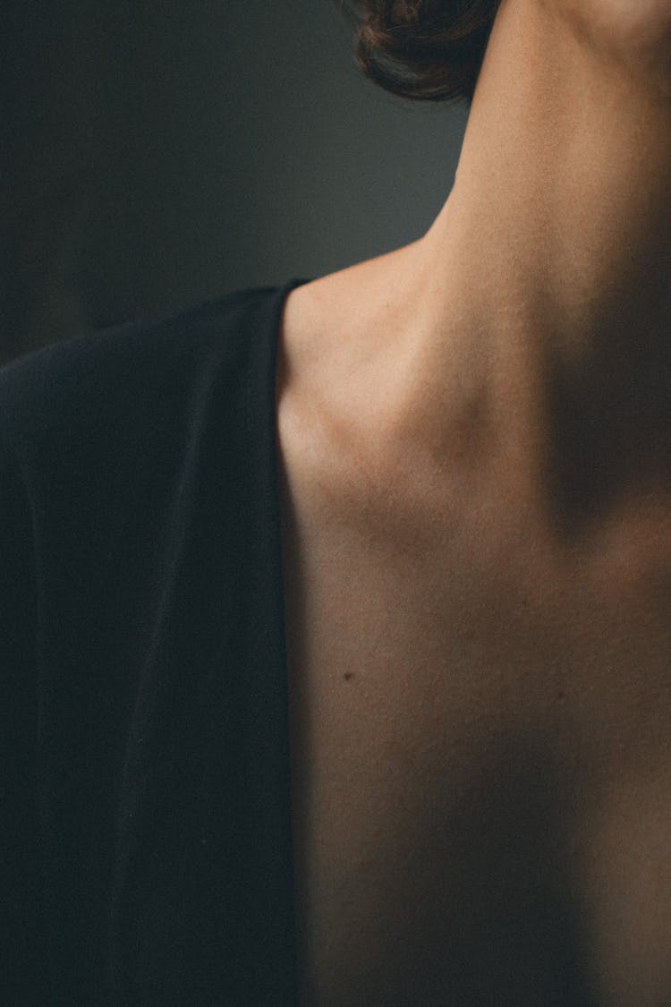 Photo Of A Woman Arm, Torso And Neck