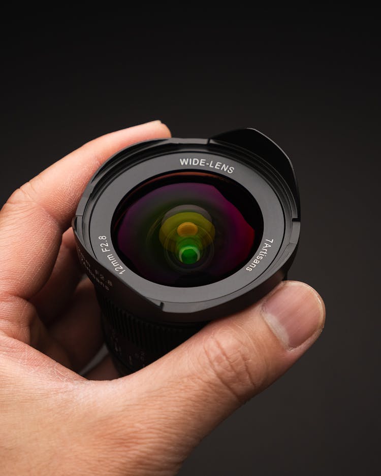 Photo Of A Hand Keeping A Camera Lens