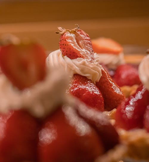 Gratis stockfoto met aardbeien, eten, fris