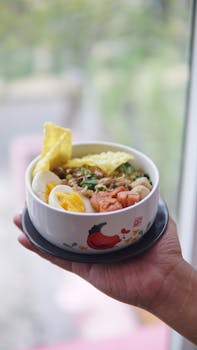 white rice or noodles image