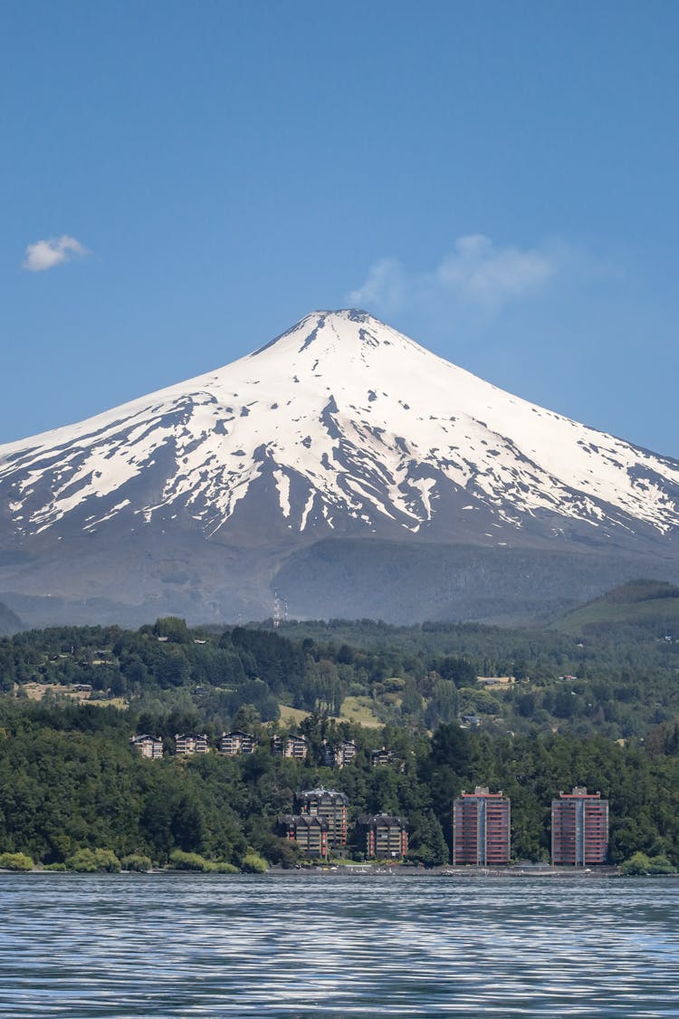 Scenic View Of A Volcano 