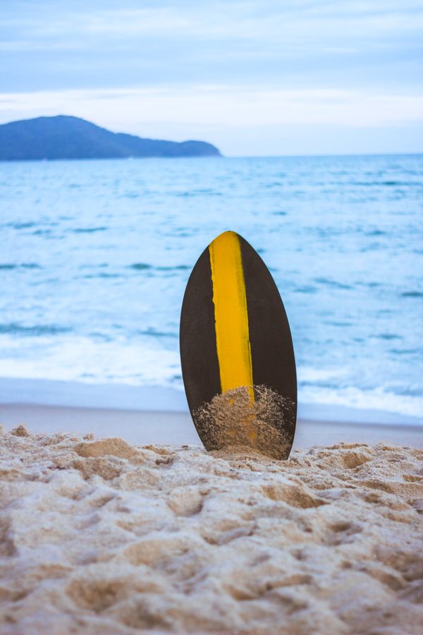 Skim Boarding at beach