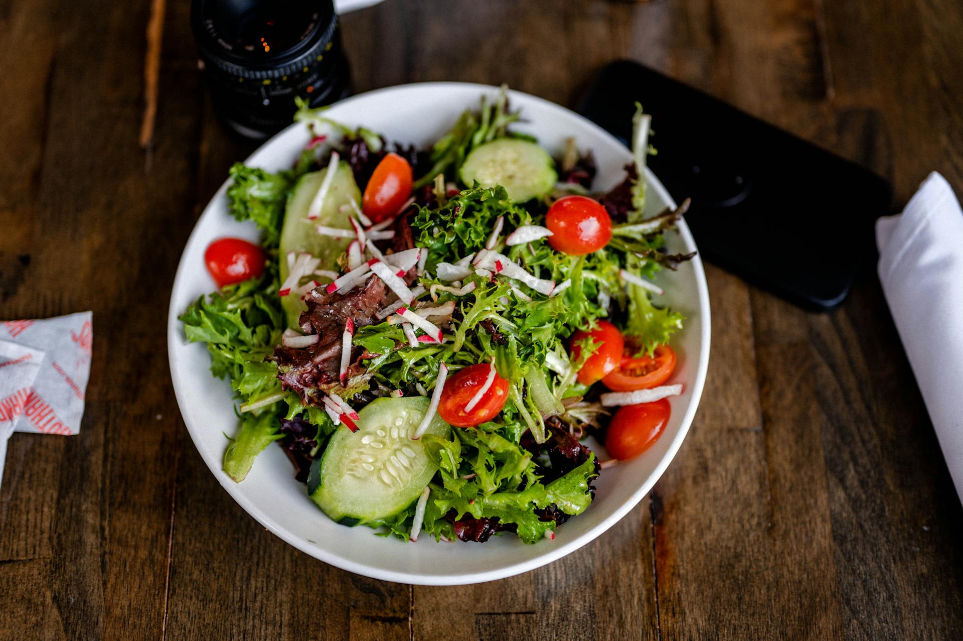 Healthy Salad on Plate