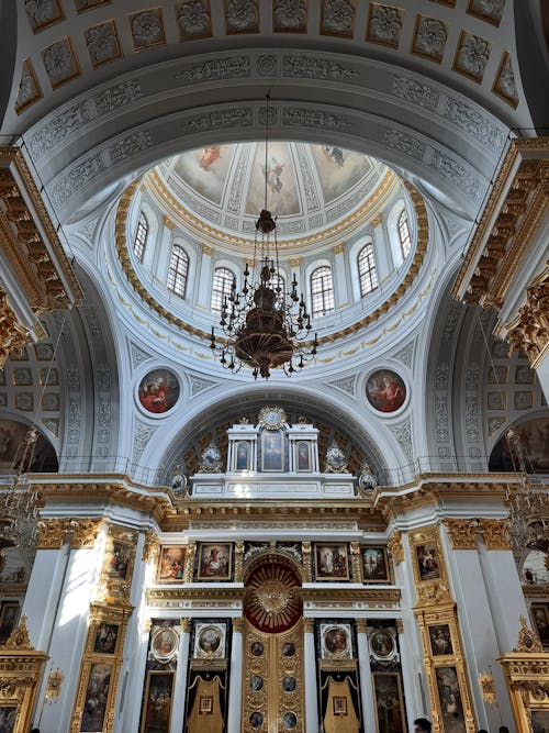 Ornamented Interior of Cathedral