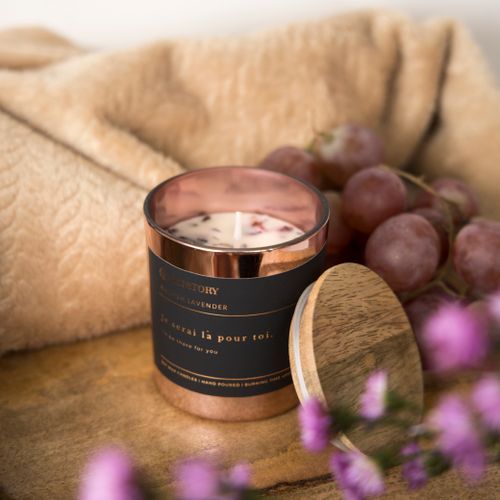 Soy candle in a matte tin — photo by Artstory online on Pexels