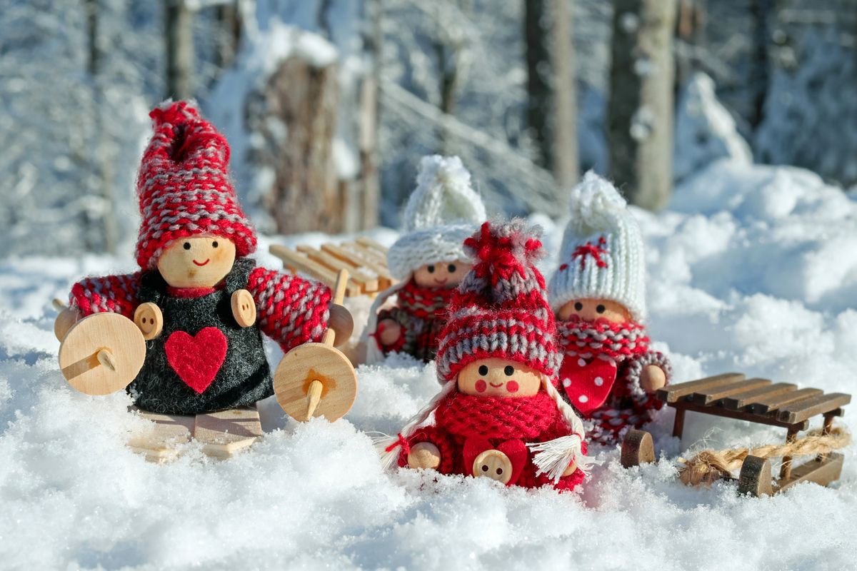 Winterprojekte Eltern & Kinder: Bastel-Idee für basteln mit Kindern — Bastel-Material