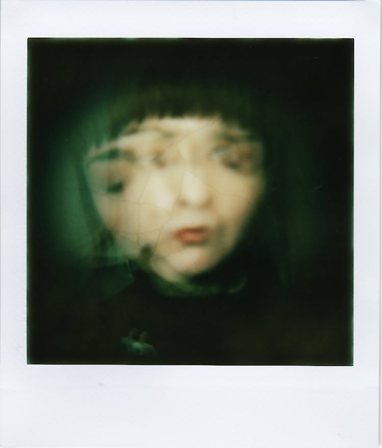 Blurred Motion Picture Of A Woman