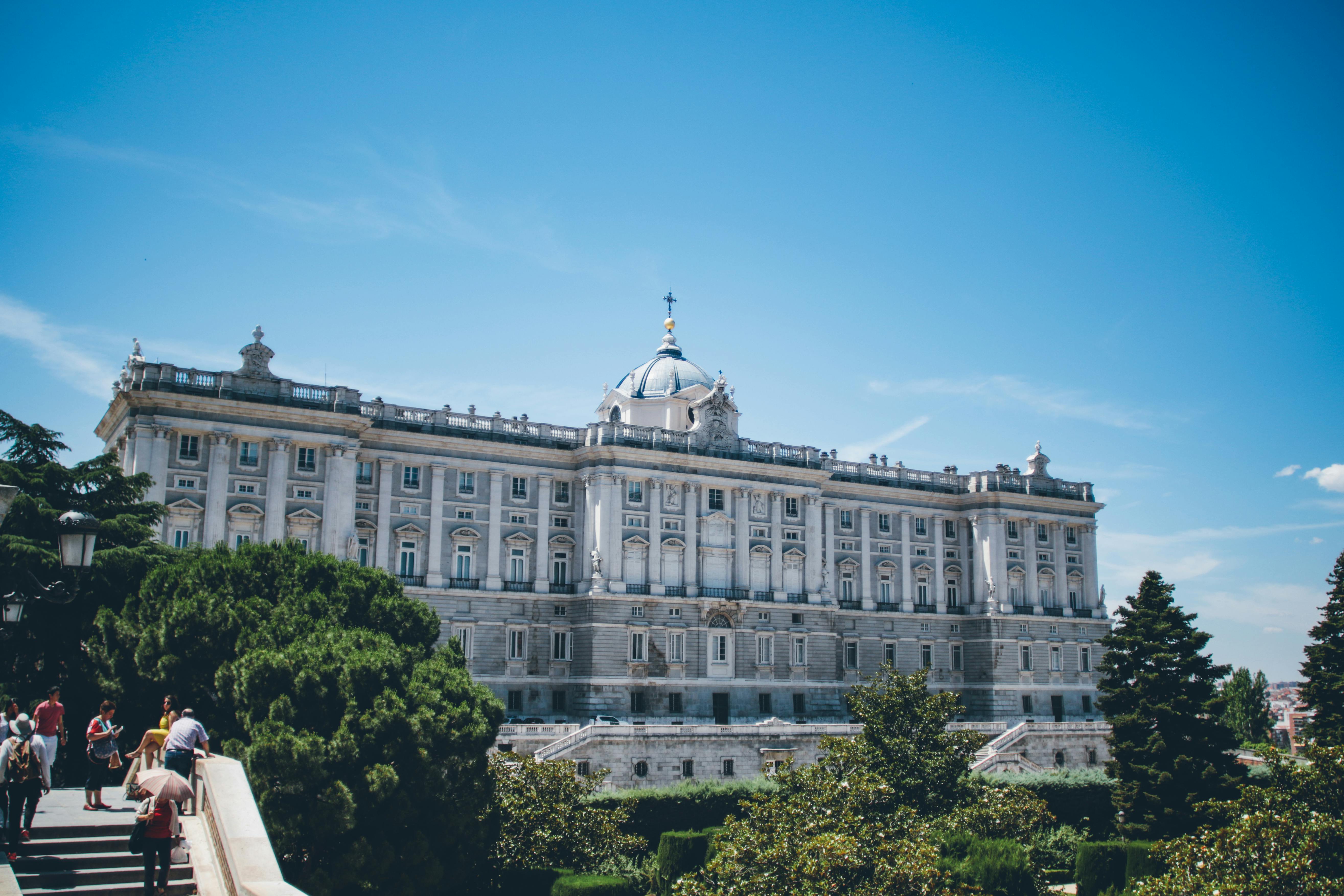 view of royal palace in spain