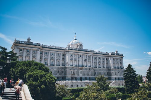 Vue Du Palais Royal En Espagne