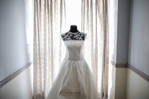 Free Photo of a Bridal Gown  Stock Photo
