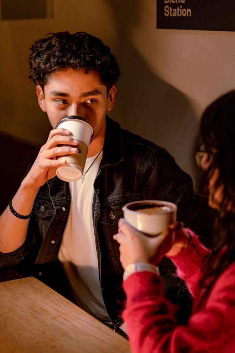 A Man Drinking Coffee