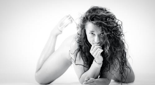 Studio Shot of Woman in High Heels