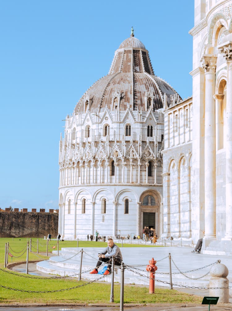 The Pisa Baptistery Of St. John In Italy 