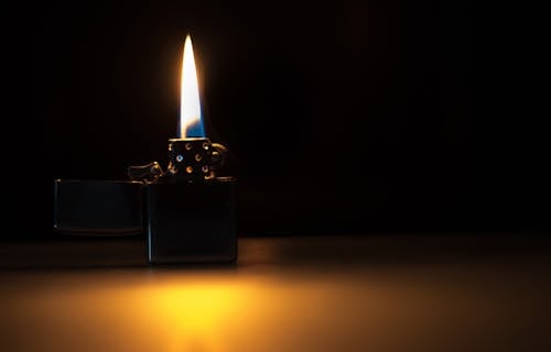 Lighter Burning in the Dark 