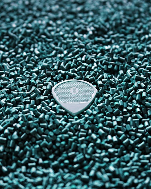 Close-Up Photograph of a Guitar Pick