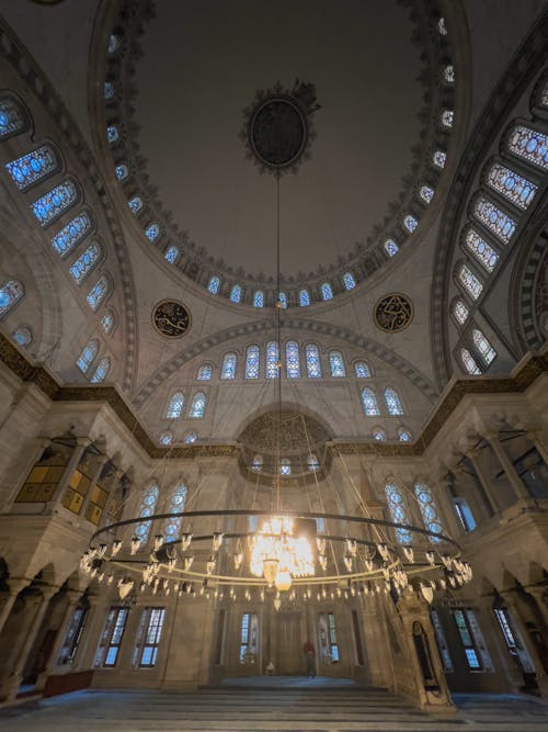 Interior of the Nuruosmaniye Mosque 