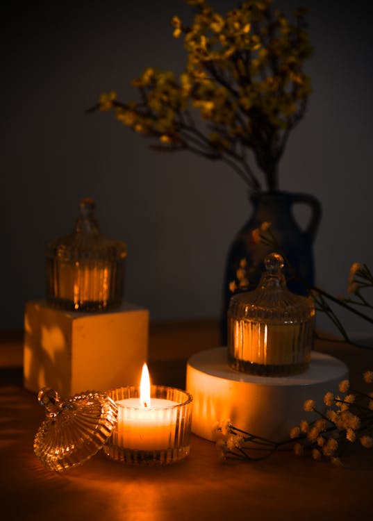 Základová fotografie zdarma na téma aromaterapie, detail, držák svíčky