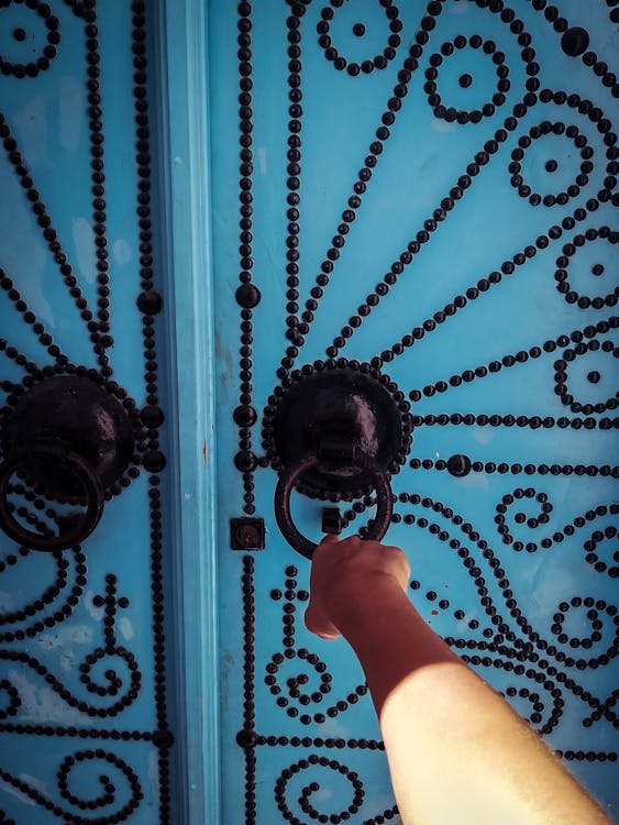 Free stock photo of door, traditional, tunis Stock Photo