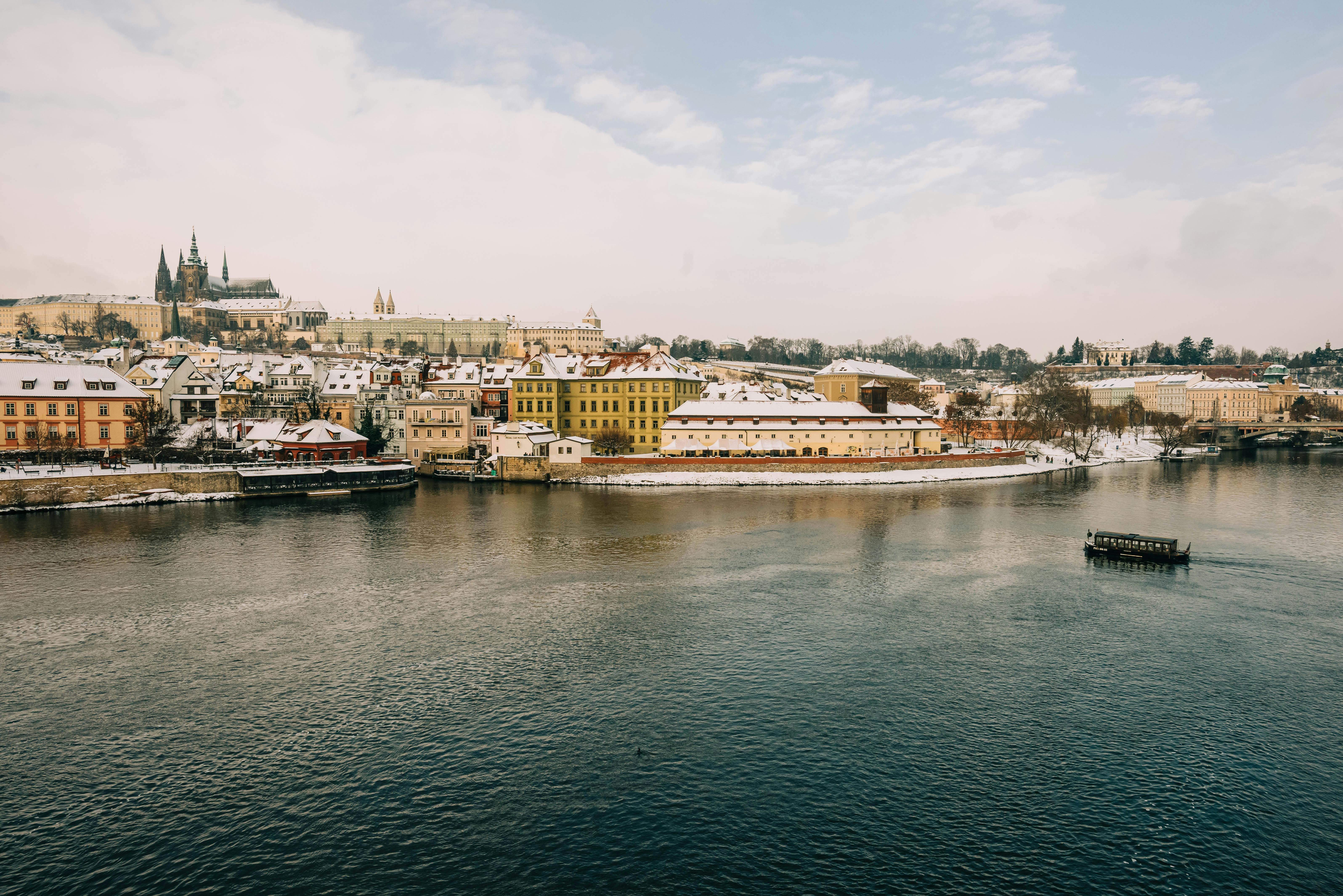 Prague's Winter Magic Under Clear Skies