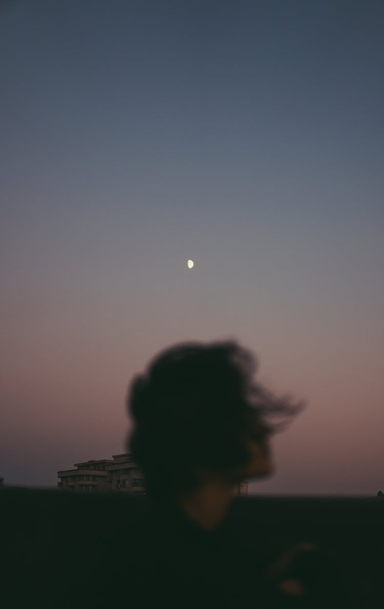 Moon At Dusk