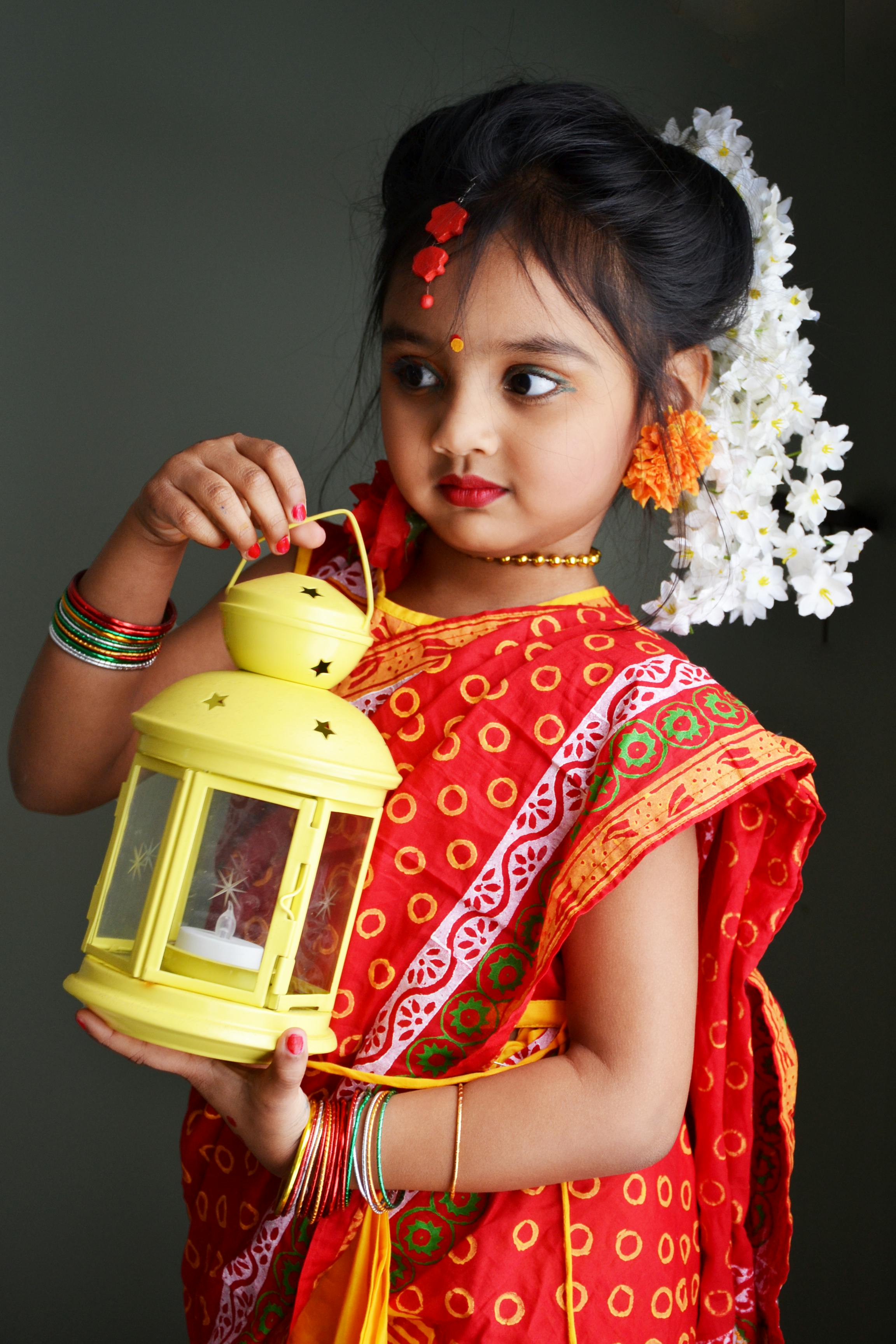 Girl Holding Decorative Lamp · Free Stock Photo