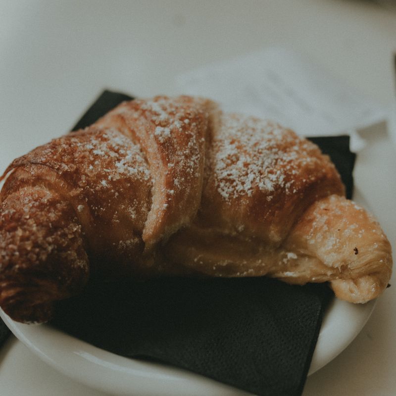 Thai Ube Purple Yam Custard Croissant