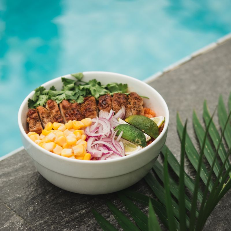 Southwest Chicken Salad with Cilantro Lime Dressing