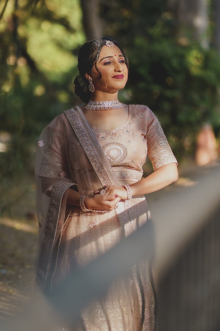 Indian Woman In Dress