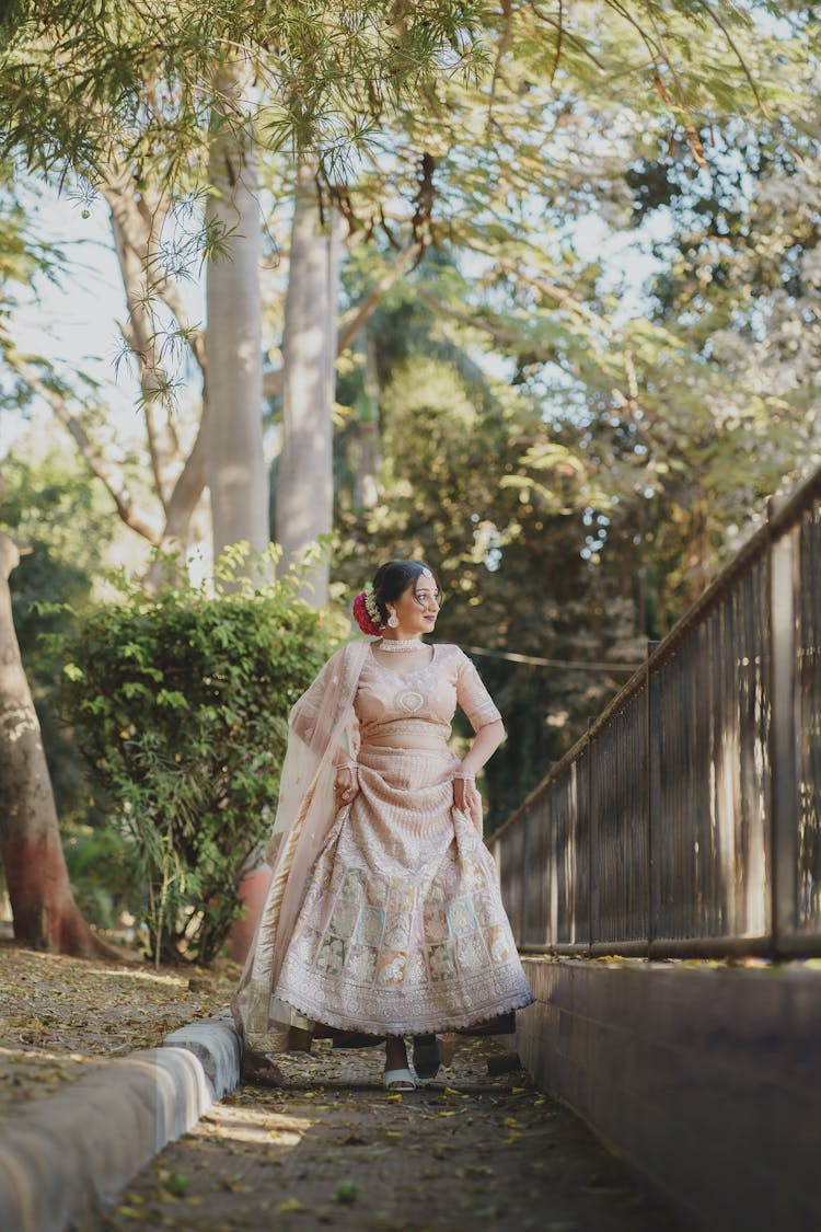 Elegant Bride In Dress