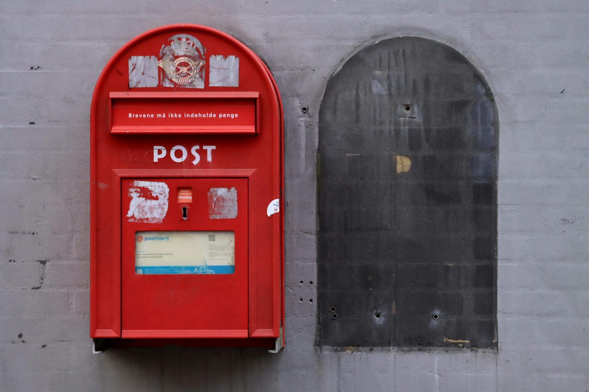 Post Box on Wall