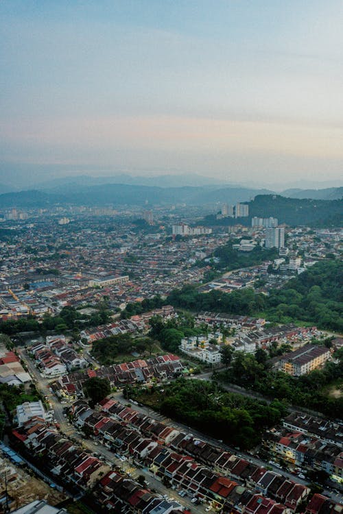 Aerial Photography of City Buildings under the Sky