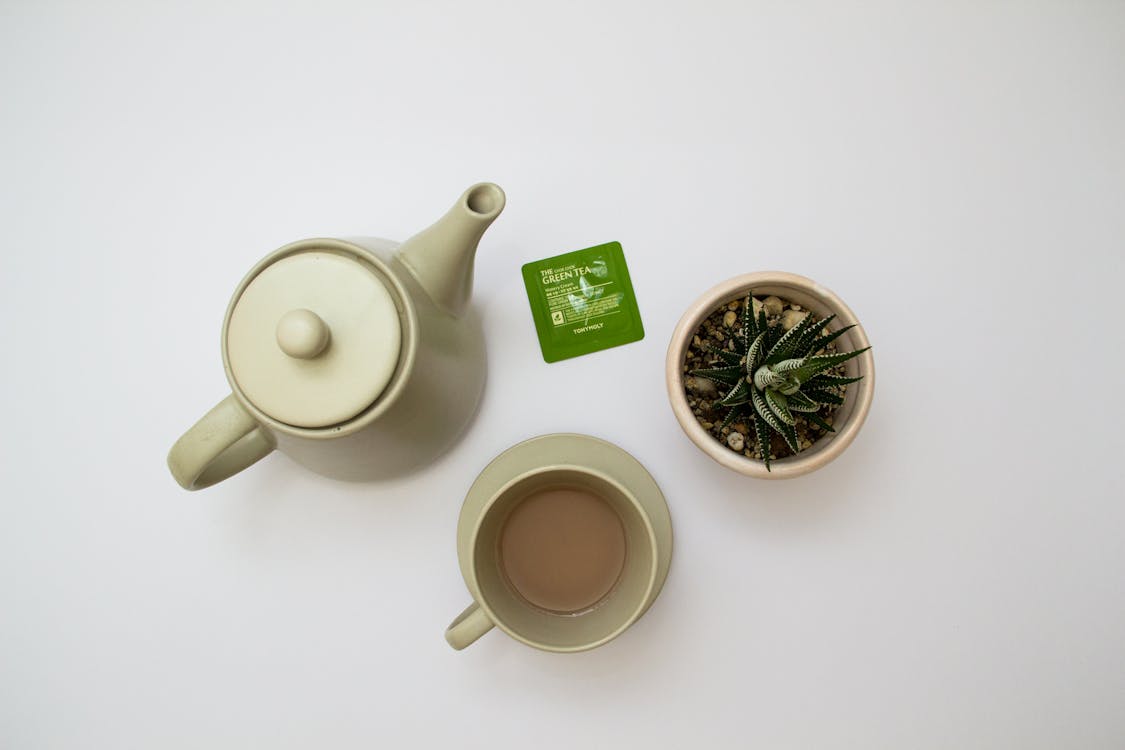 お茶, カップ＆ソーサー, セラミックの無料の写真素材